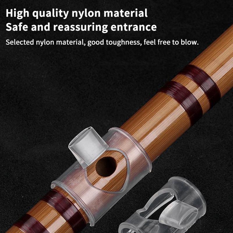 Musical Instrument You Blow - 竹笛吹き込み補助具 フルート吹きやすい吹き込み口吹き口笛プロの楽器アクセサリー耐久性のある 1PC