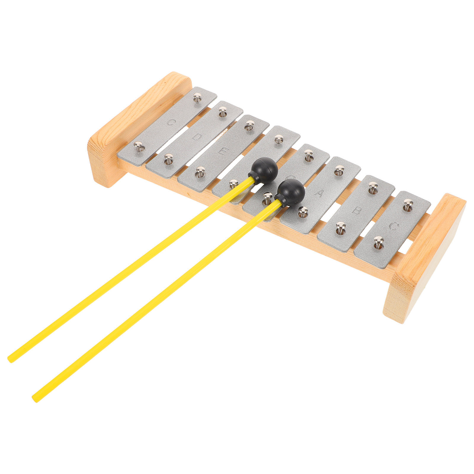 Musical Instrument Xylophone - 8音アルミグロッケンシュピール木琴子供早期教育楽器ポータブル軽量就学前パーカッションピアノ