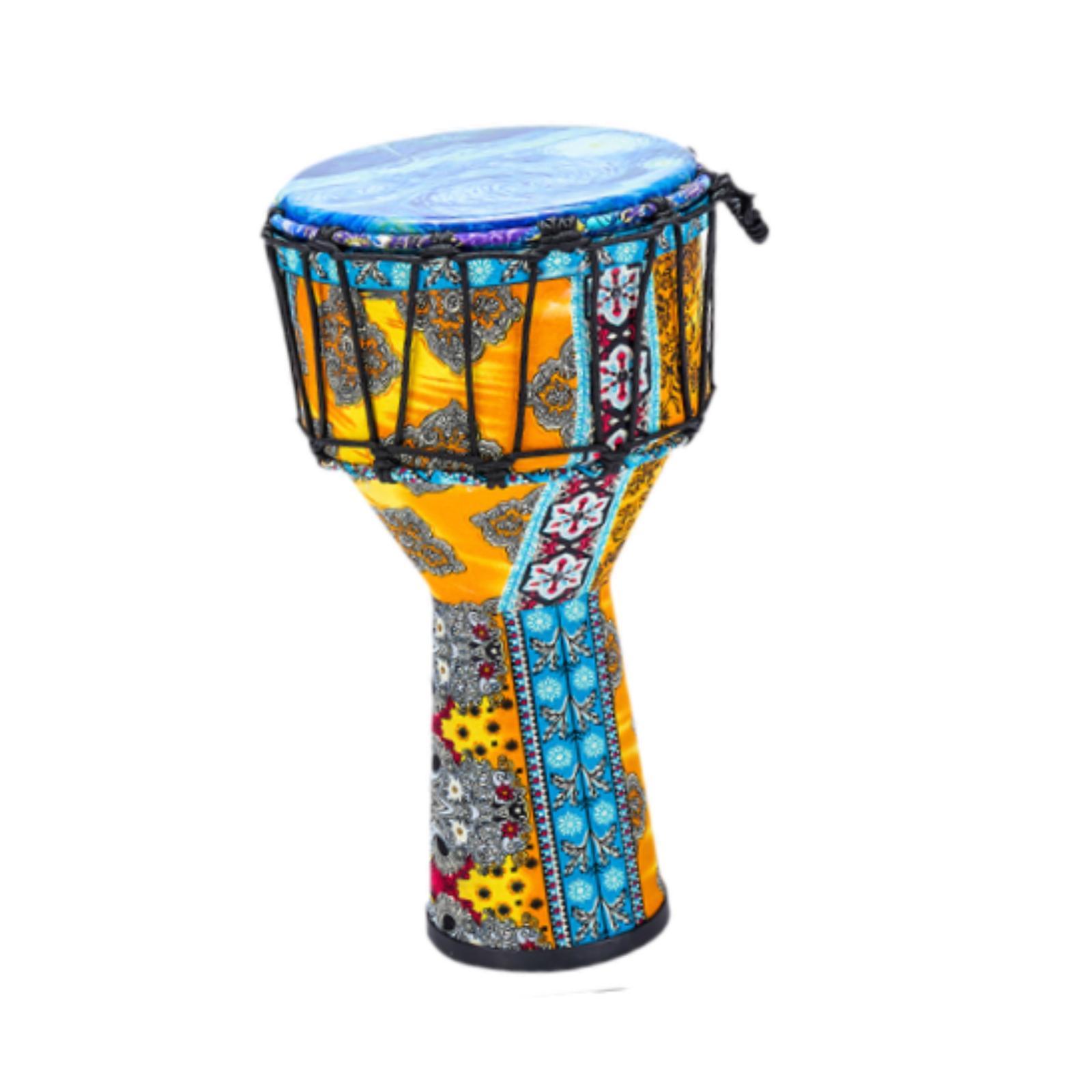 Djembe Hand Drum - アフリカン・ドラム PVC製 調整可能サウンドハンドドラム 子供用リズム練習ドラム パーカッションセット 初心者向け