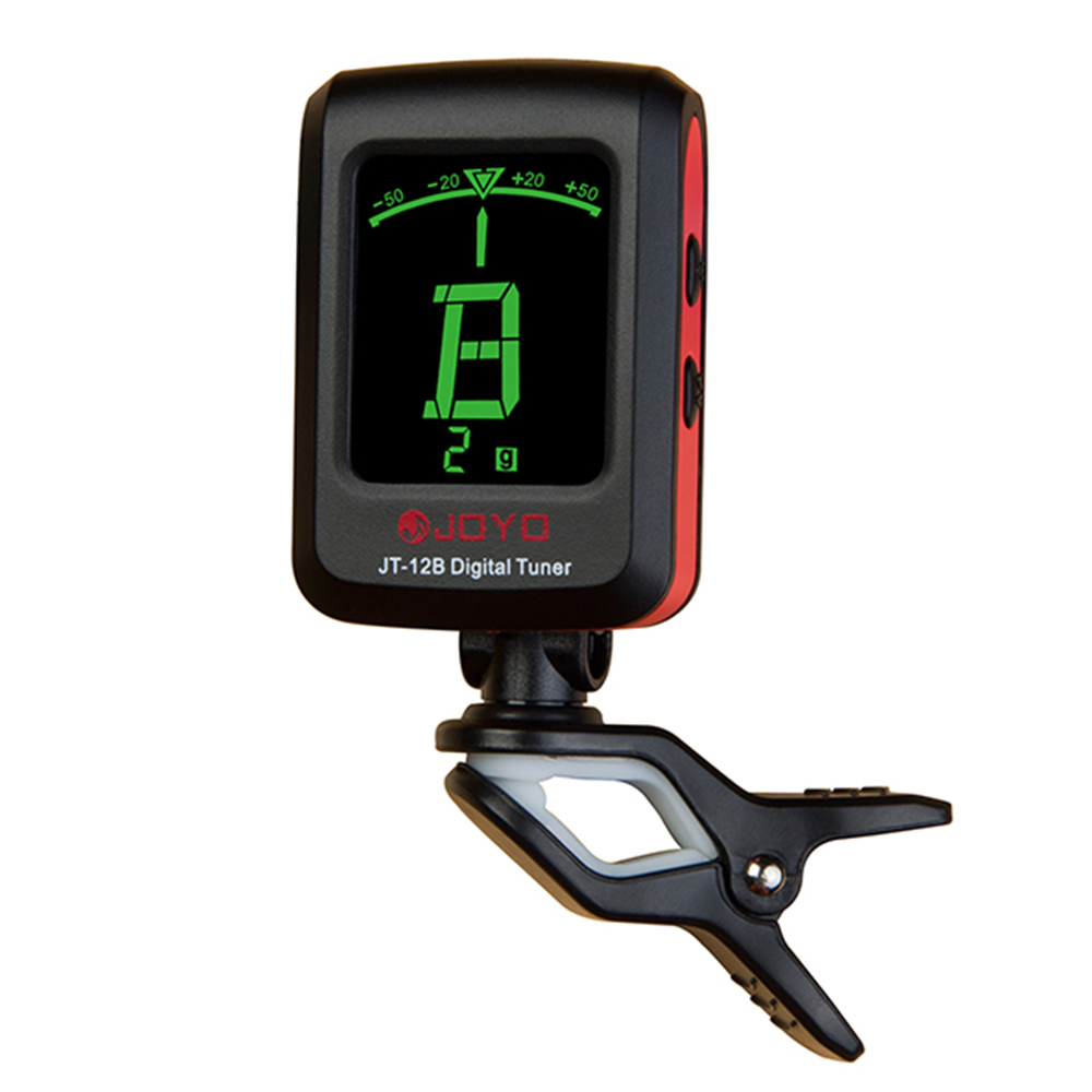 Musical Instrument Fagot - JOYO JT-06/12B ギターチューナー 楽器アクセサリー クリップ式チューナー ギター、ベース、バイオリン、ウクレレ用