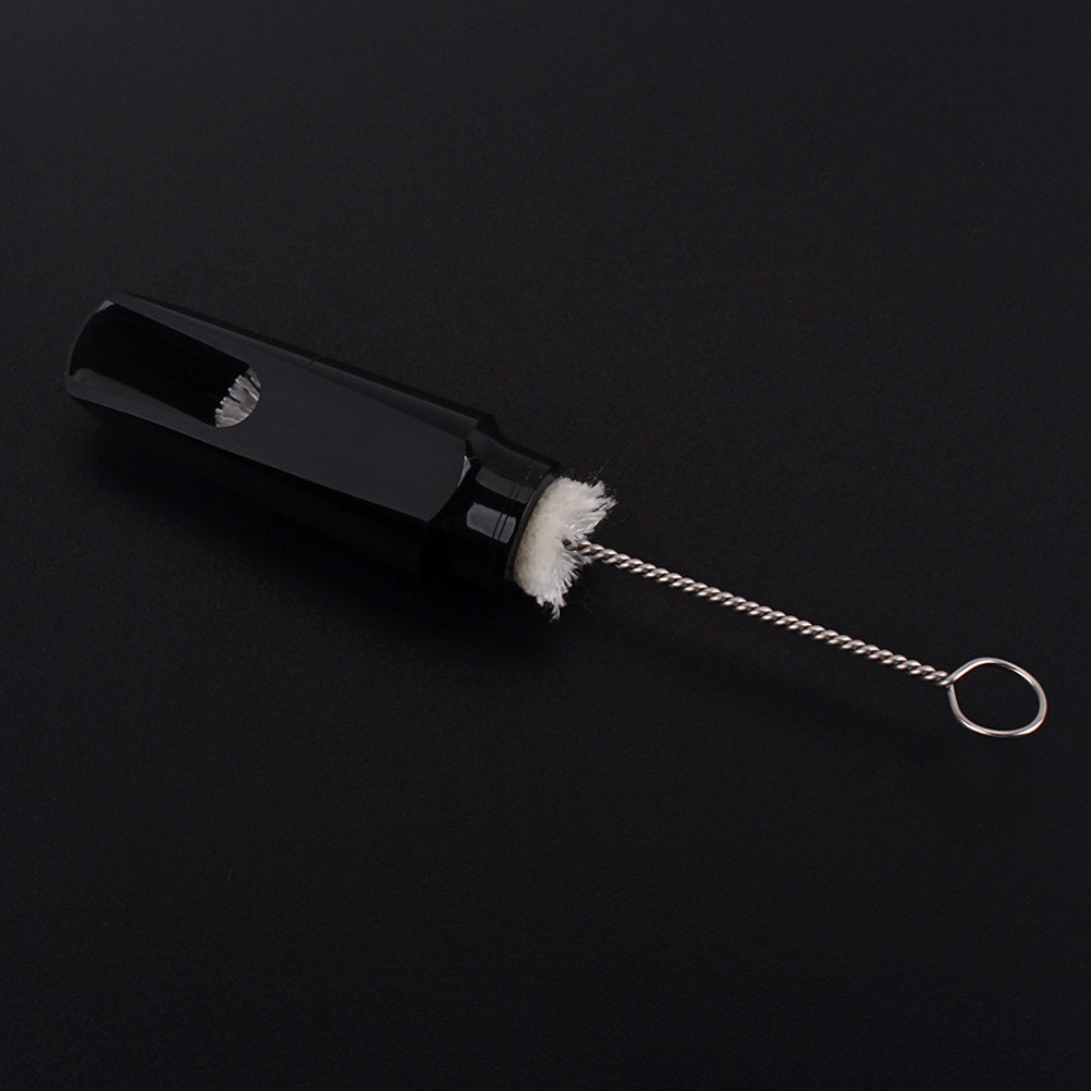 Musical Instrument You Blow - 2 個サックスマウスピース弾丸形状簡単吹き込み式楽器用クリーニングブラシセットサックスアクセサリー