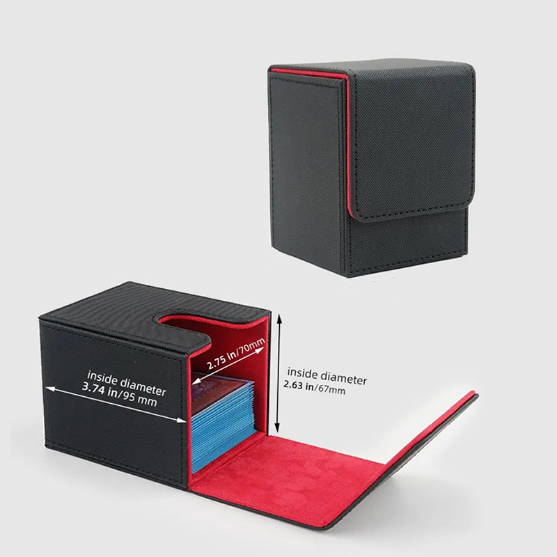 Musical Instrument Cajon - トレーディングカードデッキボックス 100+枚収納 ポケモン 遊戯王 PTCG 大型