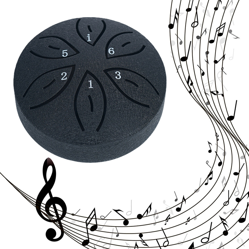 Musical Instrument Percussion - 3インチ6音符レインドラム、屋外用レインドラム楽器、ヨガ用パーカッション楽器、ユニークな贈り物