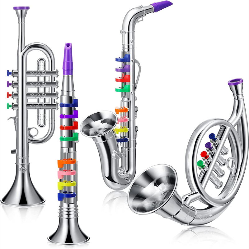 Musical Instrument Fagot - クラシッククラリネットトランペットサックス模造楽器おもちゃ男の子女の子早期教育学習ツール子供のための