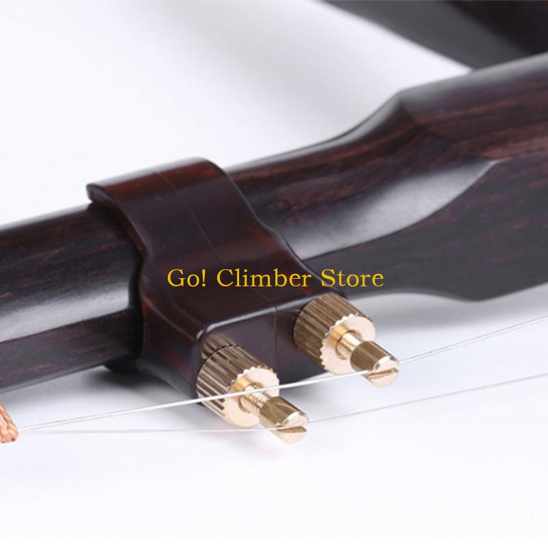 Musical Instrument All - Q84C 二胡ファインチューナー高精度真鍮構造音の安定性と耐久性を高めるための迅速な取り付け