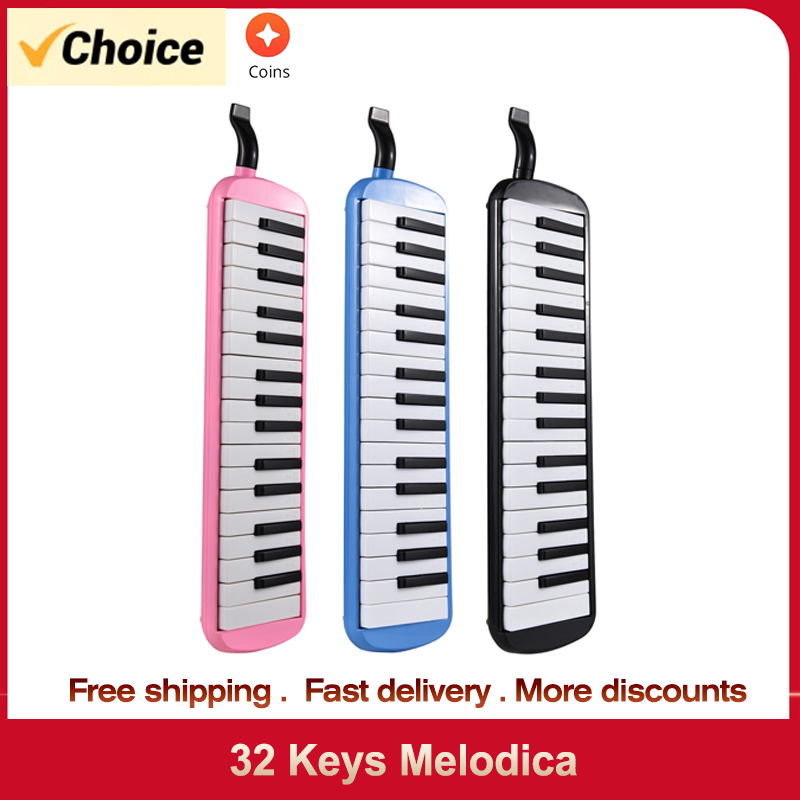 Melodica Keyboard Wind - エアピアノキーボード、ソフトブローパイプ、メラシックウィンド楽器パイプブローノズル、32キー