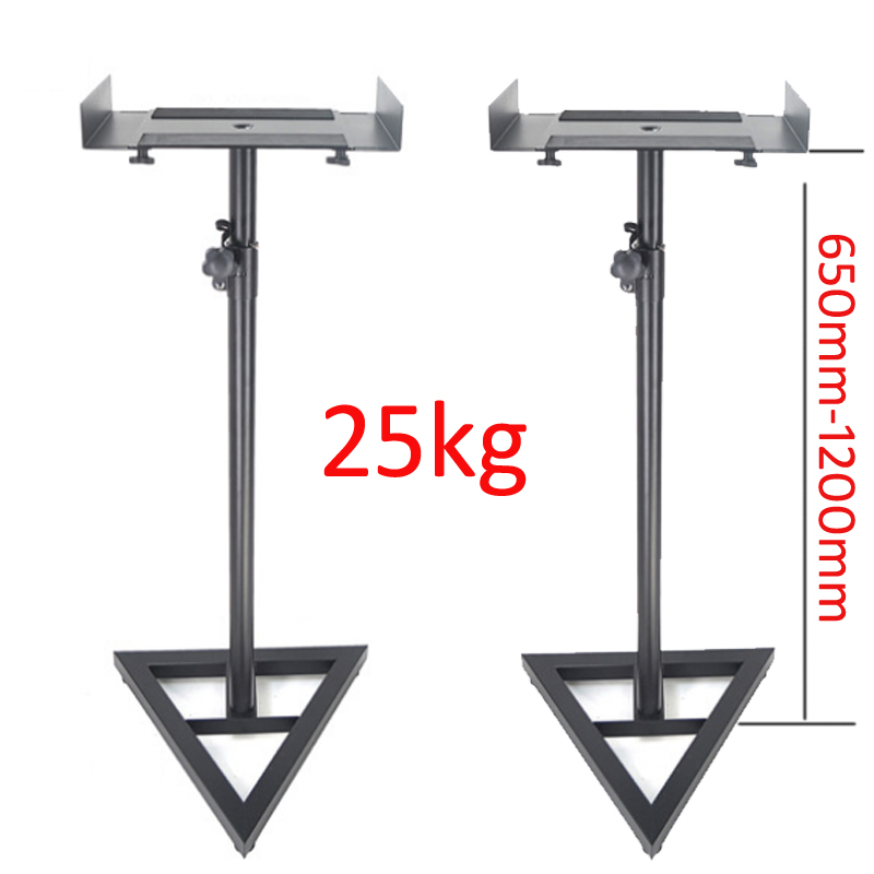 Musical Instrument Triangle - (1ペア=2個) SF20 ユニバーサル 65-120cm 調節可能なユニバーサルサラウンドサウンドスピーカーフロアスタンド 三角形ベース