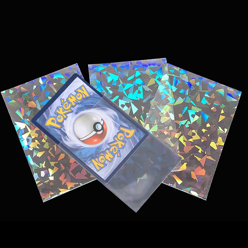 Musical Instrument Cajon - 50 個ソフトトレーディングレーザーカードフィルムスリーブ透明 66*91 ミリメートルポケモン TCG ゲームプロテクターフォルダー遊戯王野球カードケースホルダー