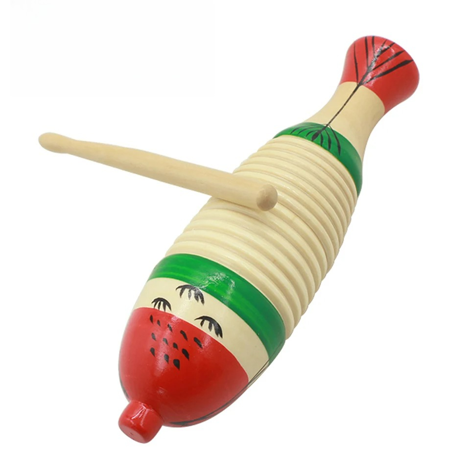 Musical Instrument For Babies - 木製魚ゲーム オルフ打楽器 幼児音楽学習 早期教育 赤ちゃんの発達ギフト クリスマスプレゼント