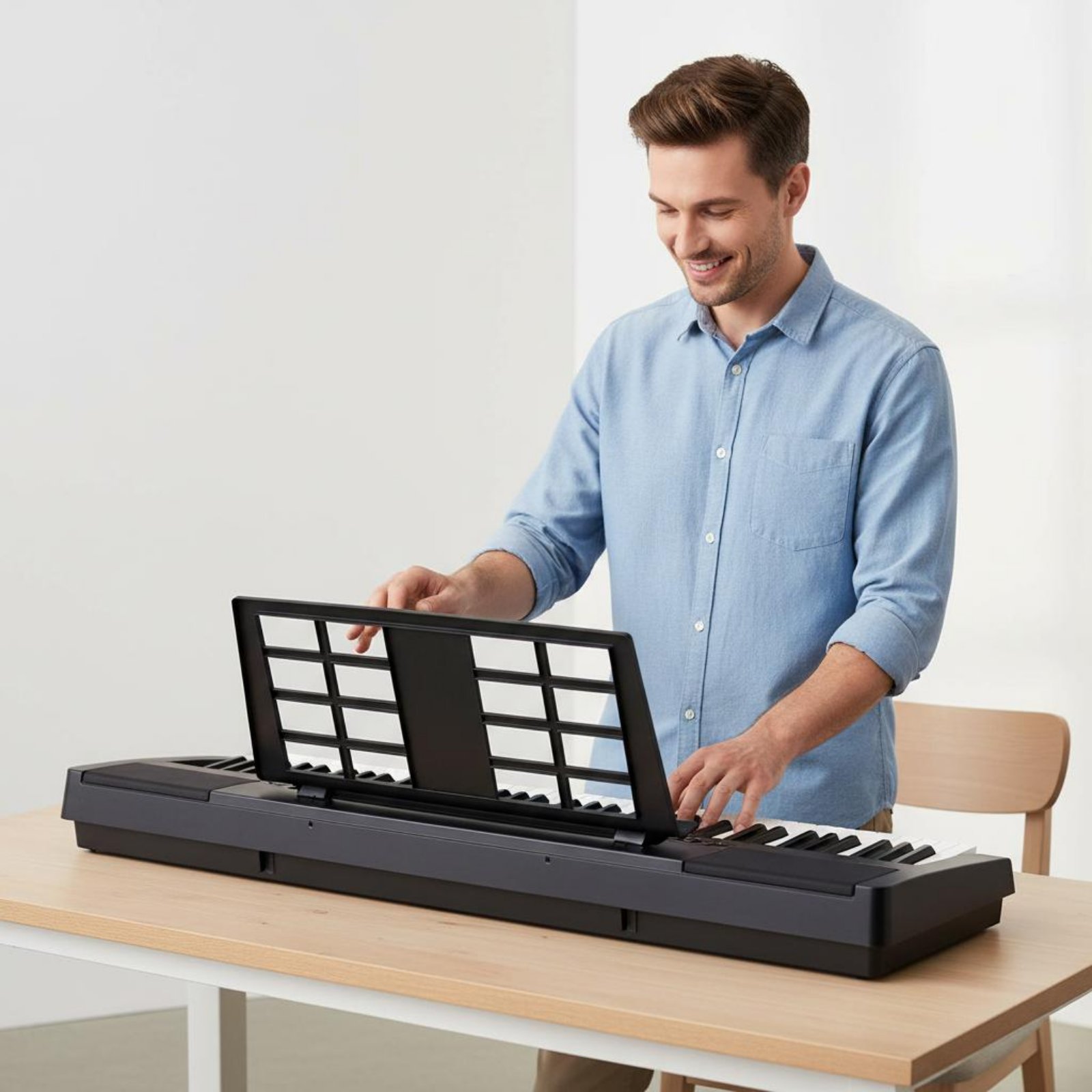 Musical Instrument Keyboard - 電子キーボード譜面台ユニバーサルデザインキーボード譜面台楽器アクセサリー簡単な取り付け