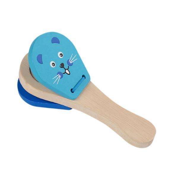 Musical Instrument Clapper - 木製カスタネットクラッパー子供用打楽器早期学習音楽玩具教室や家庭用