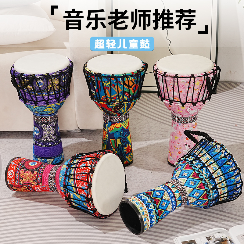 Musical Instrument Percussion - PVC製アフリカン・ドラム、羊皮製8インチハンドドラム、打楽器、子供・大人用10インチタンバリン、スネアドラム、高音・低音