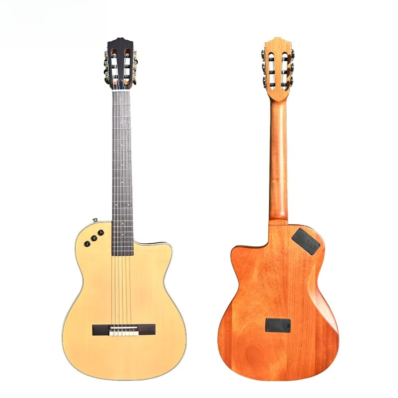 Musical Instrument All - 卸売価格 超薄型ボディ ヴィンテージナイロン弦楽器 Aiersiブランド スリムライン オールソリッド