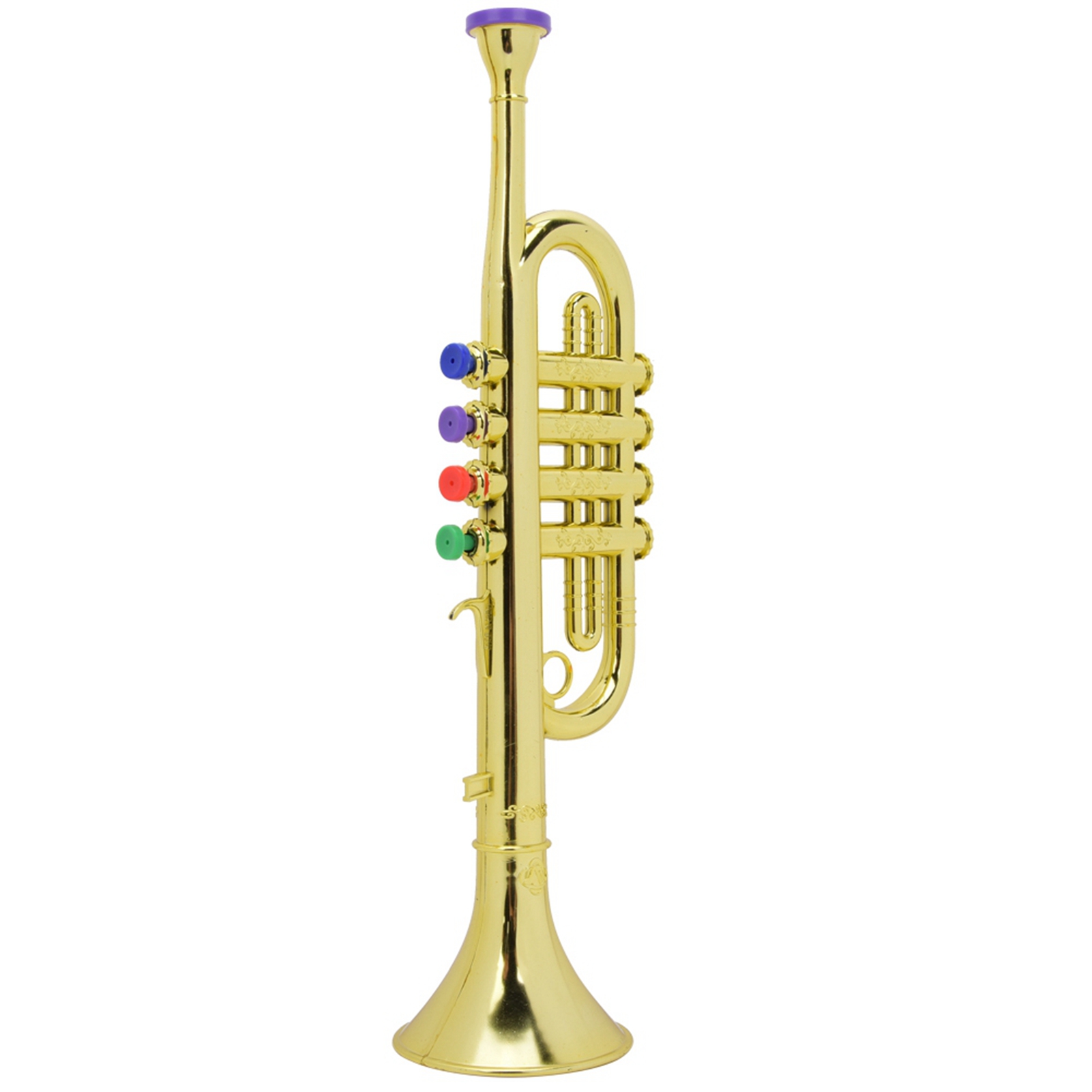 Musical Instrument Fagot - 子供用トランペット金メッキプラスチック製子供用就学前音楽玩具ギフト管楽器