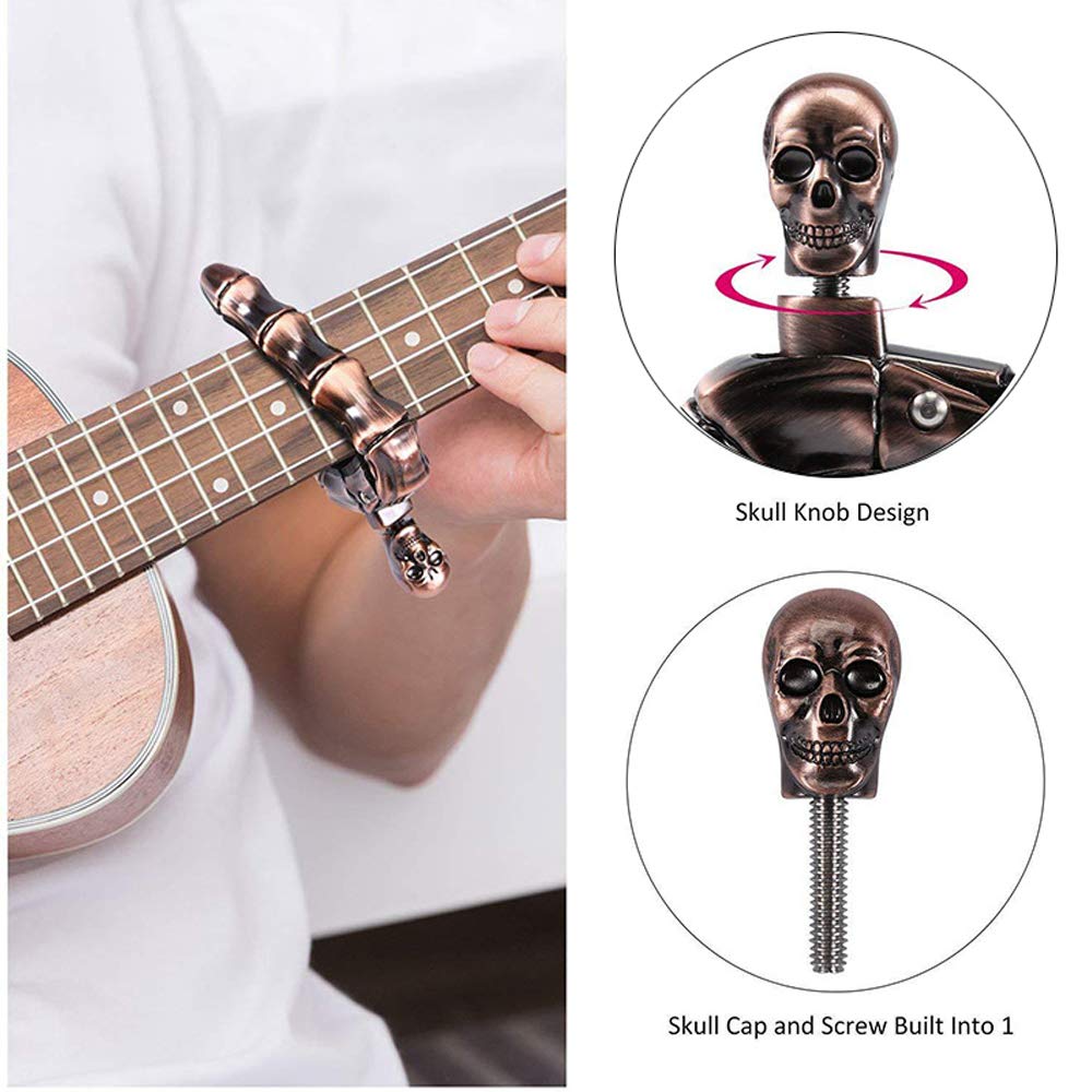 ギターカポ スカルカポ アコースティックギターとエレキギター - Acoustic Guitar Dreadnought のレビューと価格