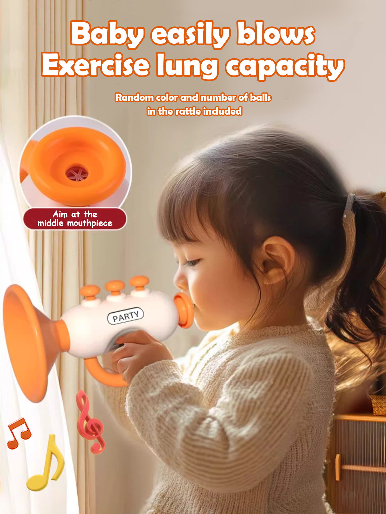 子供用トランペットおもちゃ、学習練習用楽器旅行用おもちゃ、モ - Musical Instrument Fagot のレビューと価格