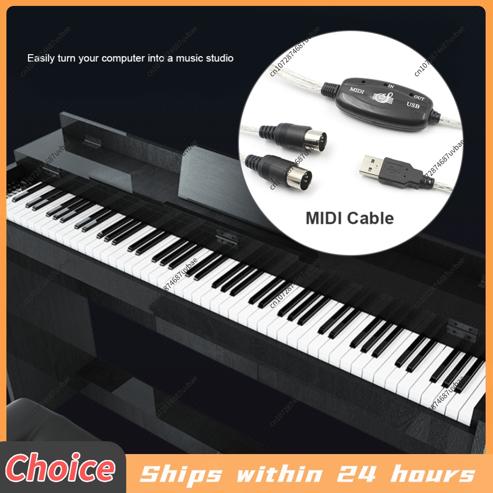 プロフェッショナル MIDI ケーブル USB IN-OUT - Musical Instrument Keyboard のレビューと価格