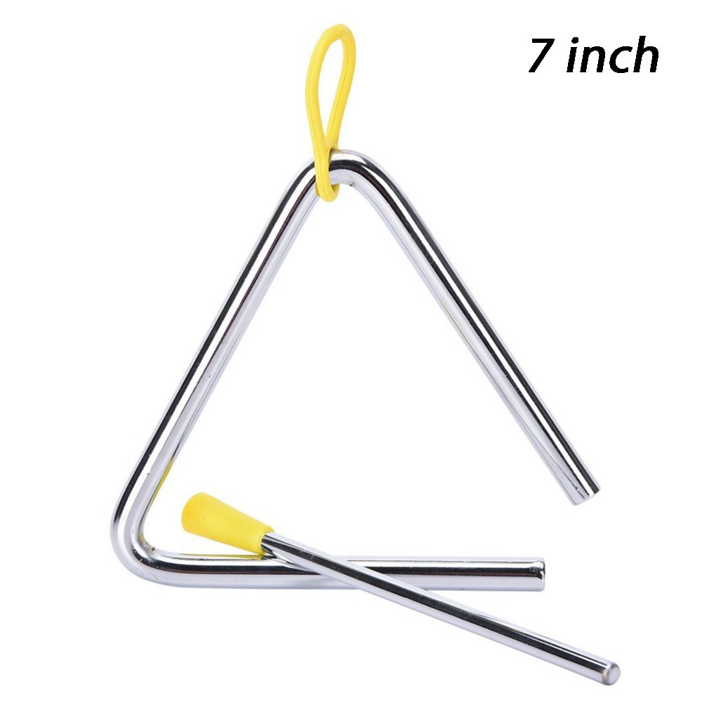 ステンレス鋼の三角形の楽器 ラバーグリップ 人間工学に基づい - Musical Instrument Triangle のレビューと価格