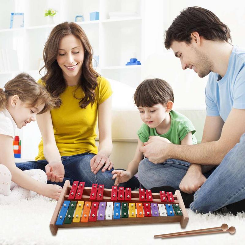 赤ちゃんのためのxylophoneハンドベル、カラフルな情熱 - Musical Instrument Xylophone のレビューと価格