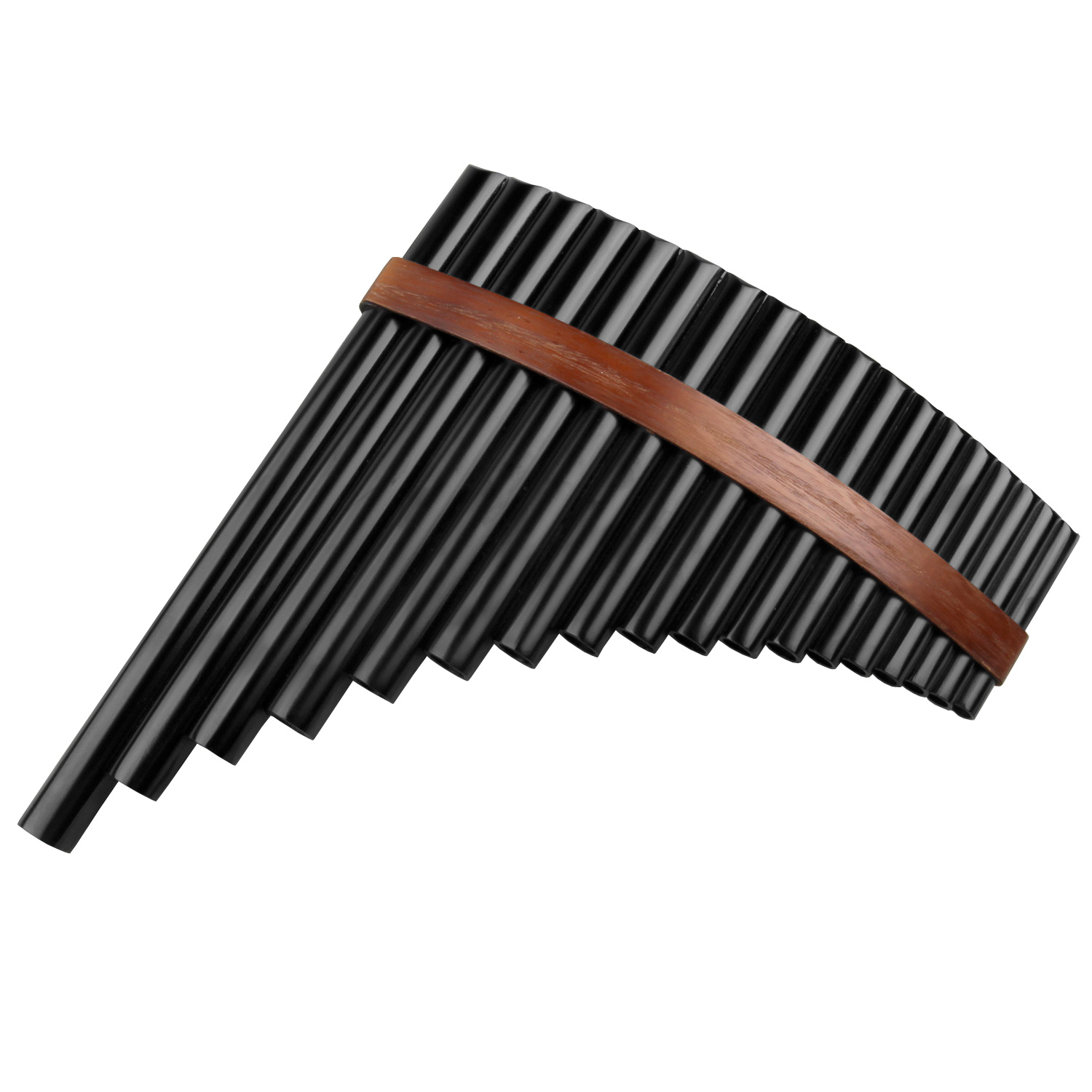 18パイプブラウンパンフルートFキー高品質パンパイプ木管楽器 - Musical Instrument Pipe のレビューと価格