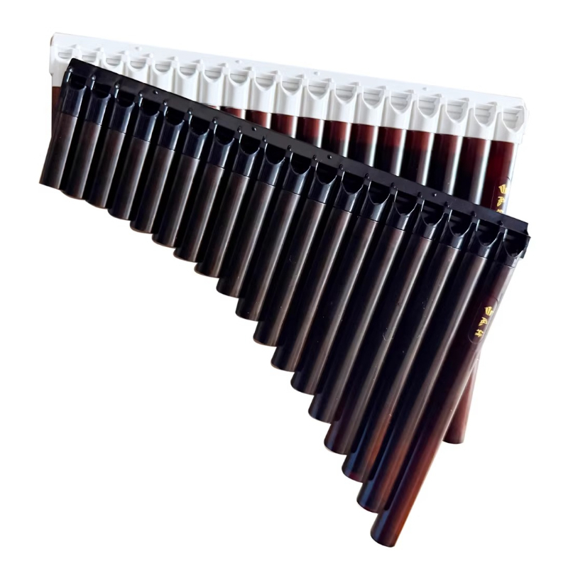 18 パイプパンパイプダブルホール半音パンフルートプロフェッ - Musical Instrument Pipe のレビューと価格