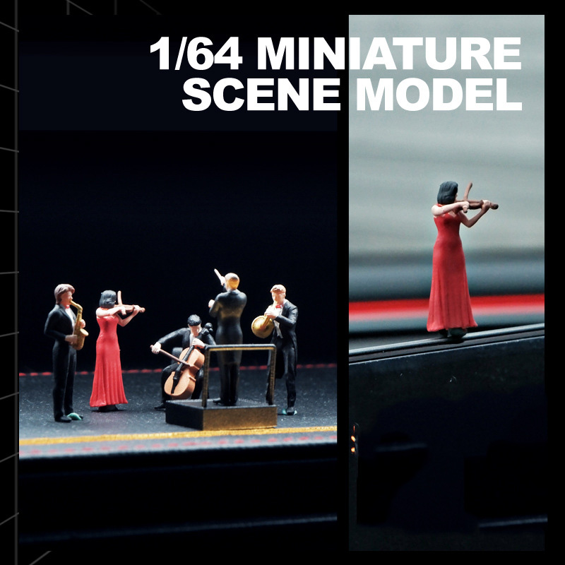 3Dプリント樹脂ミニチュアフィギュア、バンドバイオリンモデル - Musical Instrument Fagot のレビューと価格