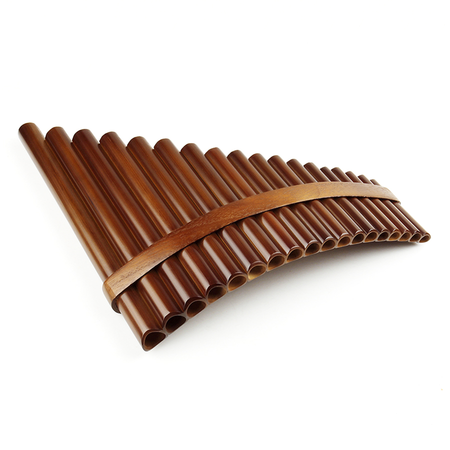 18パイプ竹製パンフルートブラウンパンフルートFキー パンパ - Musical Instrument Pipe のレビューと価格