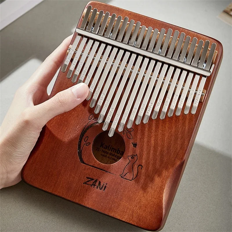 Kalimba-無垢材のベニヤキーボード付きサムピアノ,指ピ - Musical Instrument Keyboard のレビューと価格