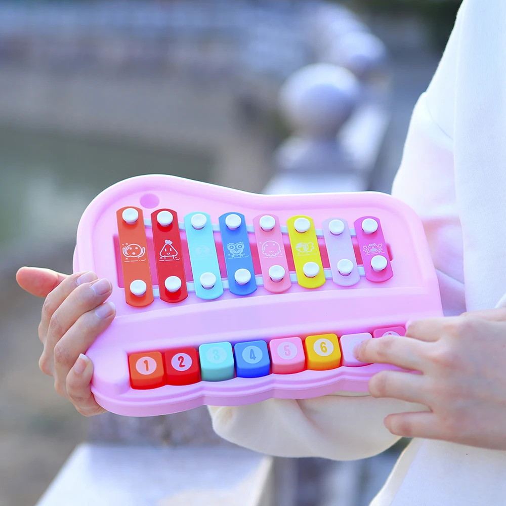 8音ハンドパーカッション楽器 - オルフスタイルの子供用教育 - Musical Instrument Xylophone のレビューと価格