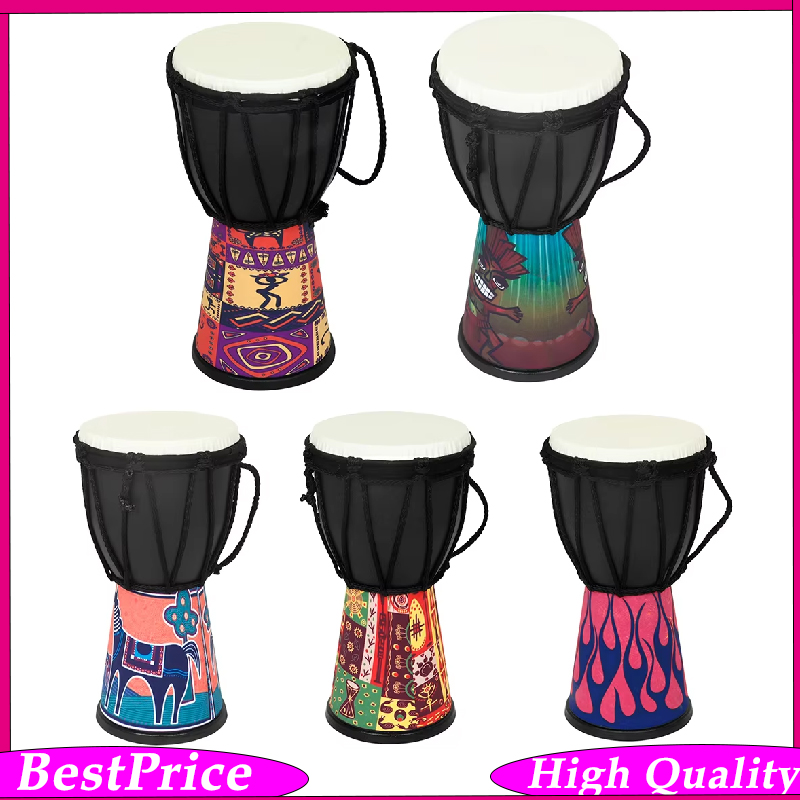 4インチのアフリカハンドドラム – ABSキャビティヘッドハ - Djembe Hand Drum のレビューと価格