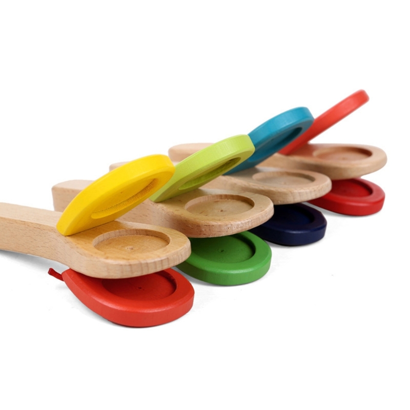 音楽探求子供の発達リズム楽器木製子供クラッパー Orff お - Musical Instrument Clapper のレビューと価格