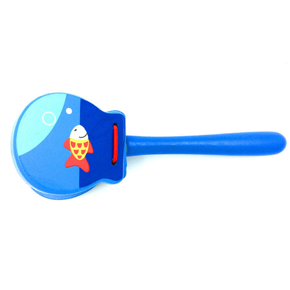 3個入り木製カートゥーンカスタネット、赤ちゃん幼児向け早期学 - Musical Instrument Clapper のレビューと価格
