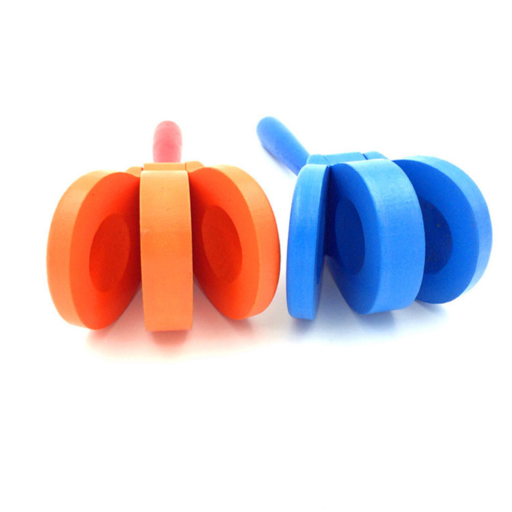 3個入り木製カートゥーンカスタネット、赤ちゃん幼児向け早期学 - Musical Instrument Clapper のレビューと価格