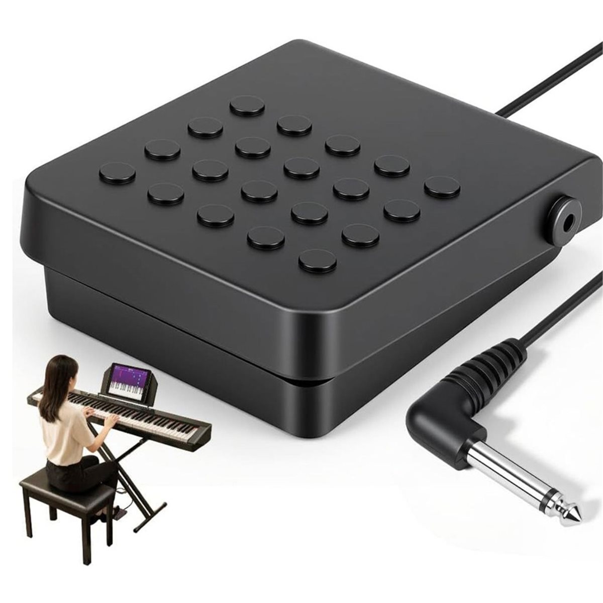 B72ABG 電子ピアノペダル楽器アクセサリーサスティンペダ - Musical Instrument Keyboard のレビューと価格