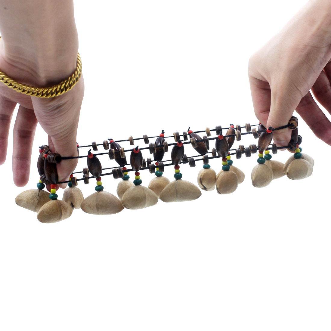 IRIN ナッツシェルブレスレットハンドベルジャンベアフリカ - Djembe Hand Drum のレビューと価格
