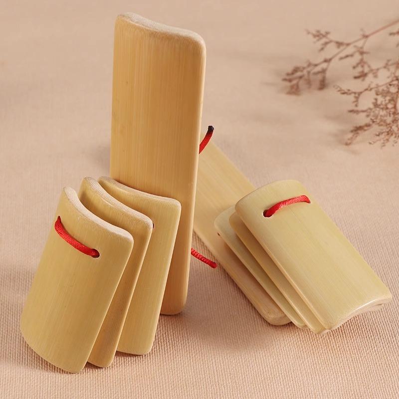 子供用天然竹製小型クラッパートークステージパフォーマンス中国 - Musical Instrument Clapper のレビューと価格