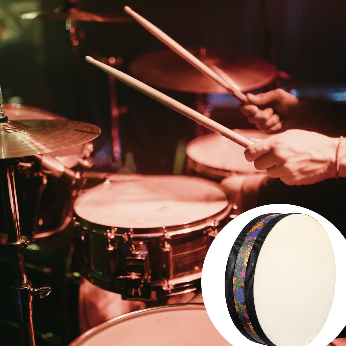 パーカッションカーホーンドラム、ジャンベドラム、シャマニック - Djembe Hand Drum のレビューと価格