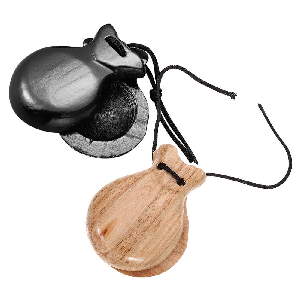 2個入り スペイン製カスタネット 木製クラッパー 打楽器 面 - Musical Instrument Clapper のレビューと価格