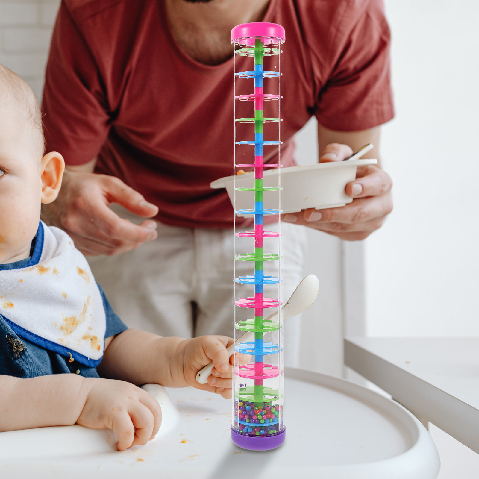 2個セット レインスティック スパイラル型 感覚的な雨の音を - Musical Instrument For Babies のレビューと価格