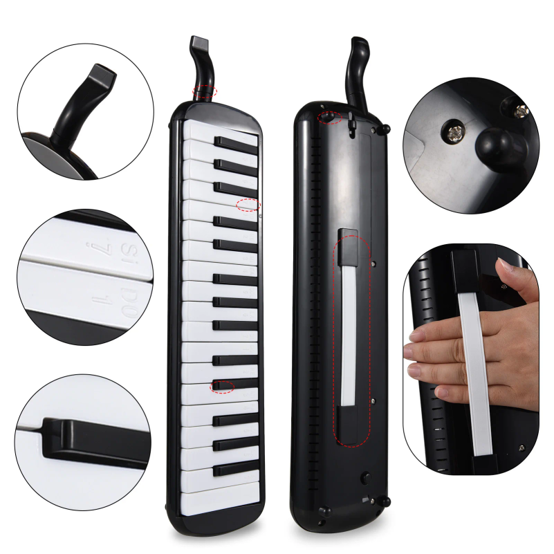 32 キーメロディカ楽器メロディカエアピアノキーボードソフト - Melodica Keyboard Wind のレビューと価格