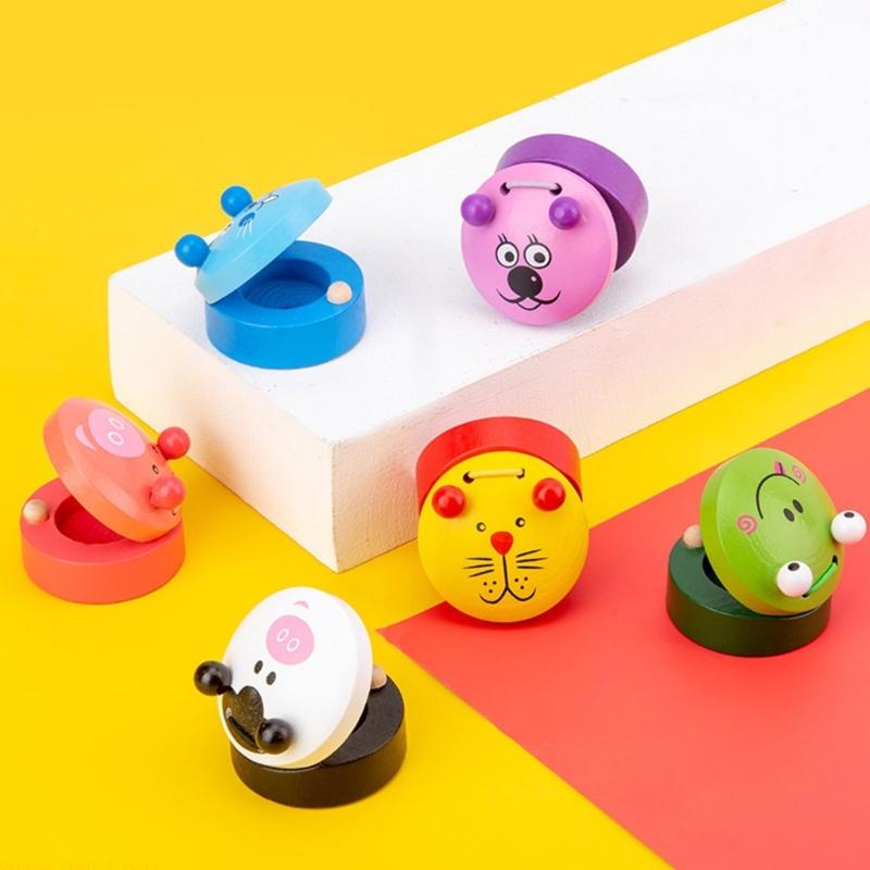 A0KA 音楽探査児童発達リズム楽器木製子供クラッパー Or - Musical Instrument Clapper のレビューと価格