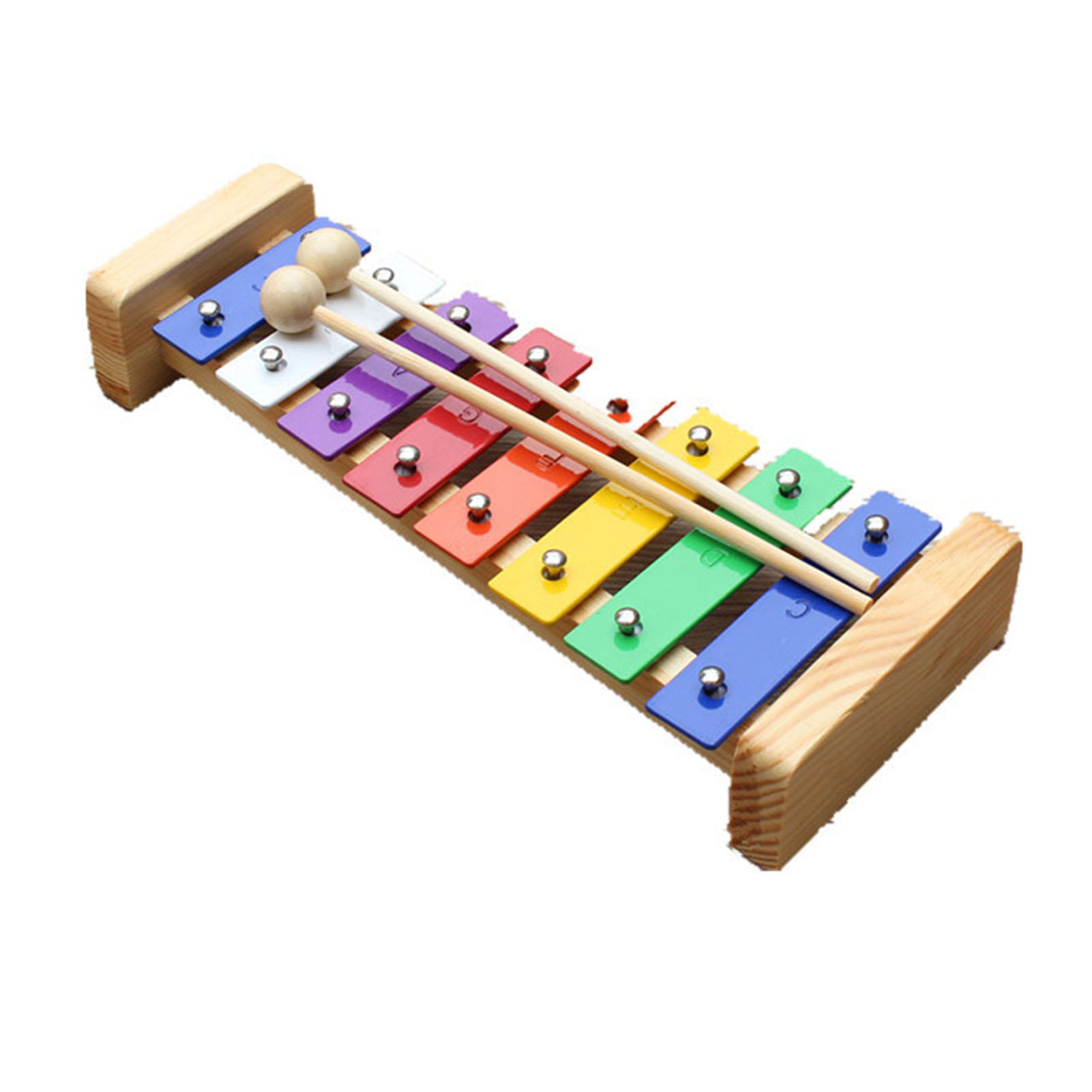 8 ノート木琴子供のおもちゃ教育開発音楽打楽器アルミプレート - Musical Instrument Xylophone のレビューと価格