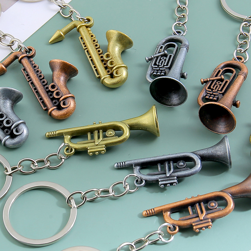 クリエイティブサックス形状キーホルダーファッションオーケスト - Musical Instrument All のレビューと価格