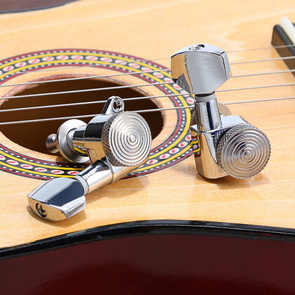 6 個の右ロックギター弦チューニング、マシンヘッド、6R イ - Acoustic Guitar Dreadnought のレビューと価格