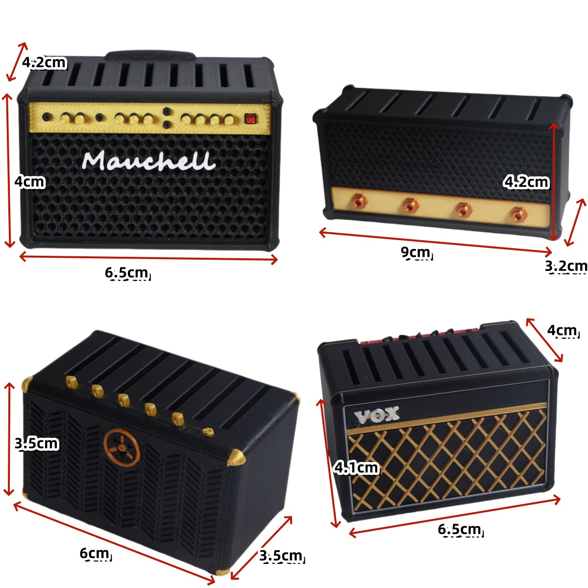 ギターピックホルダー、3Dプリントアンプスピーカーピックホル - Musical Instrument Cajon のレビューと価格