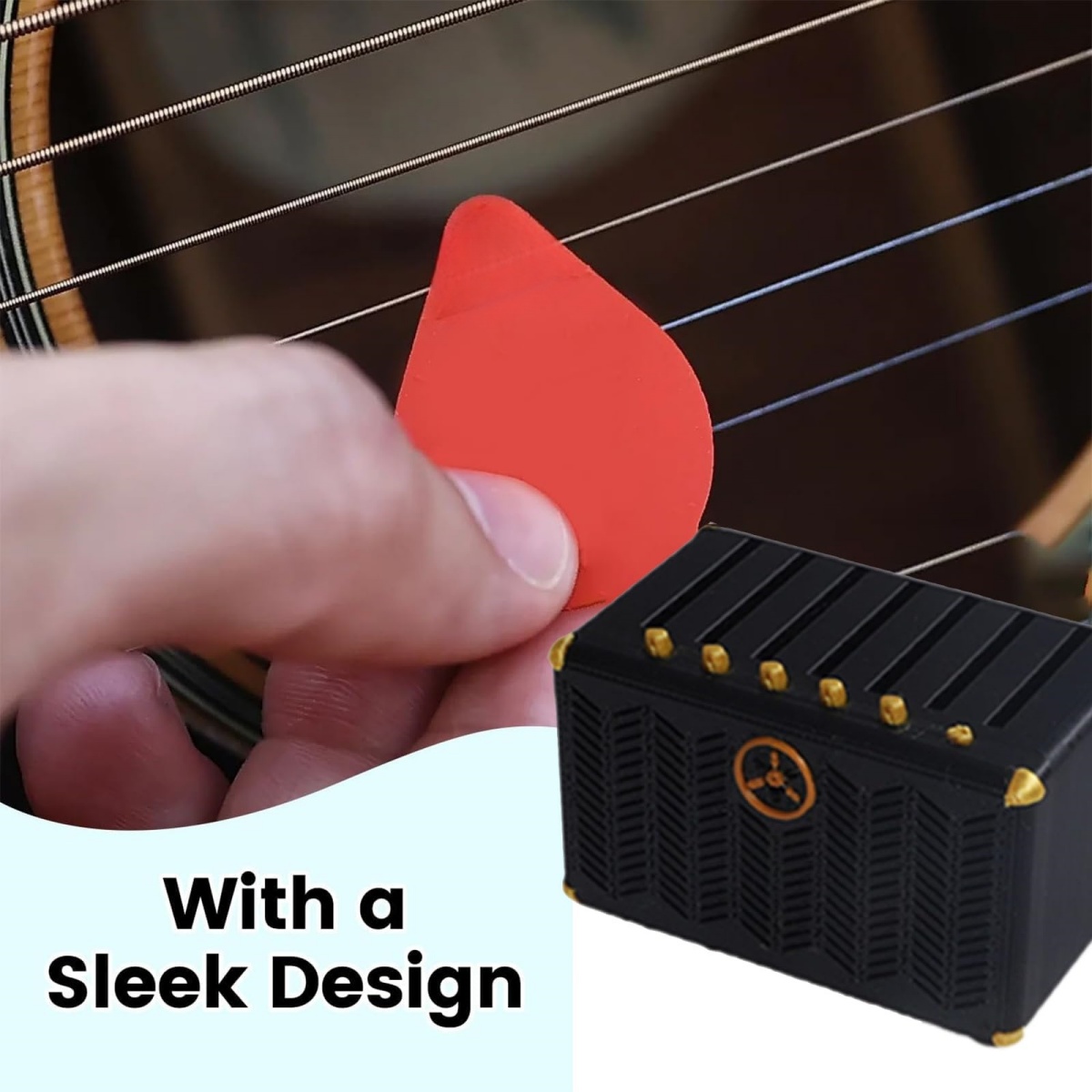 ギターピックホルダー、3Dプリントアンプスピーカーピックホル - Musical Instrument Cajon のレビューと価格