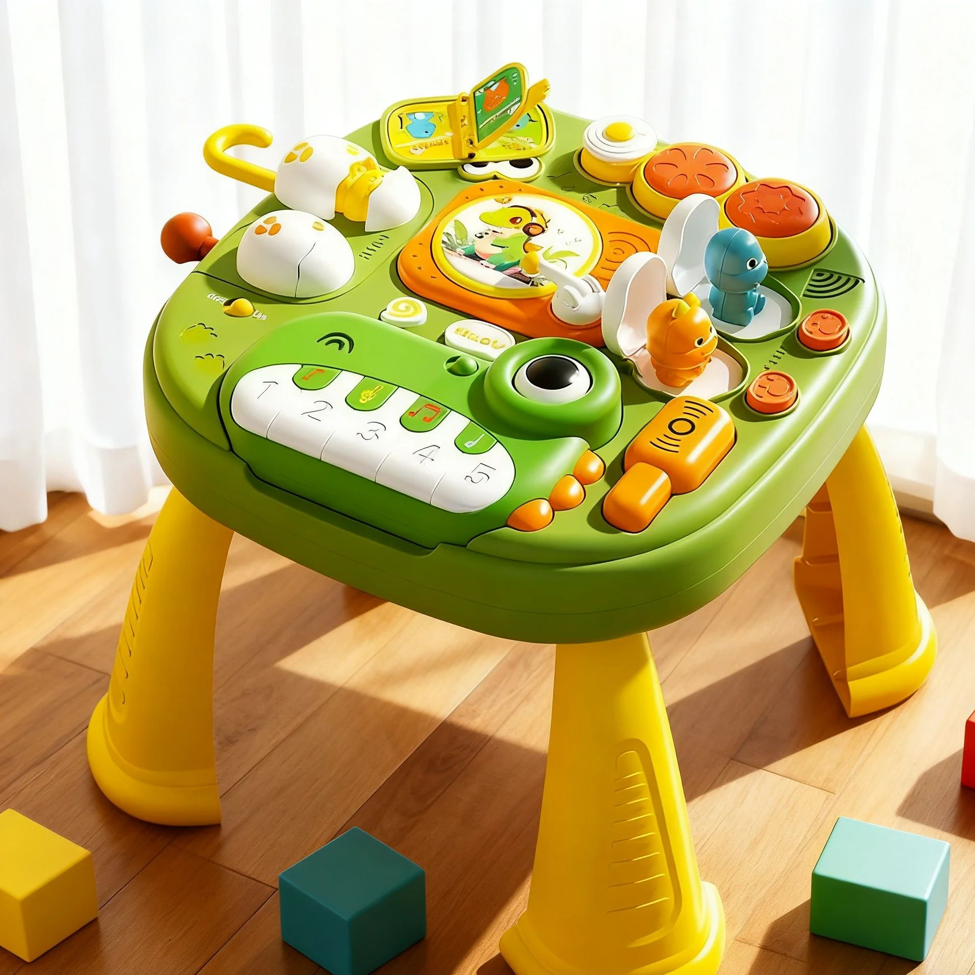音楽テーブル 赤ちゃんのおもちゃ 多機能教育玩具 恐竜音楽学 - Musical Instrument For Babies のレビューと価格
