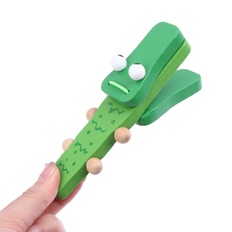 1Pc 子供漫画木製ワニ/ラウンドカスタネット楽器ベビークラ - Musical Instrument Clapper のレビューと価格
