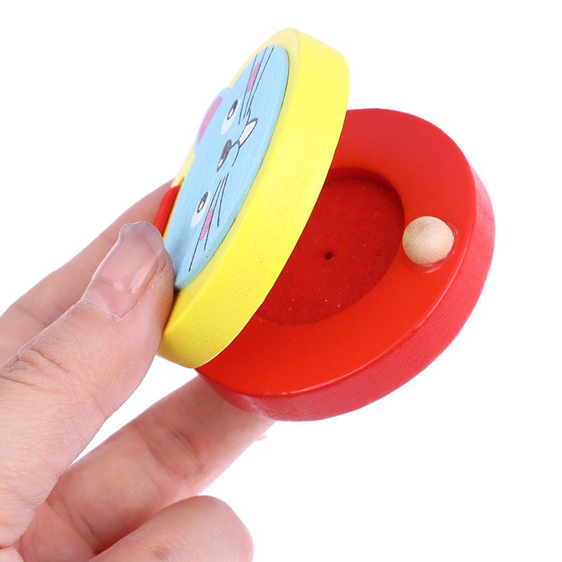 1Pc 子供漫画木製ワニ/ラウンドカスタネット楽器ベビークラ - Musical Instrument Clapper のレビューと価格