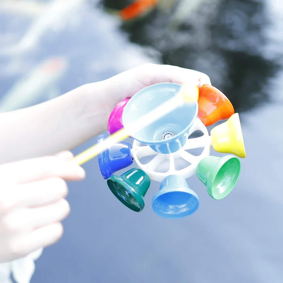 十字型の日本の楽器、丈夫なスティック、回転時計、8点のハンド - Musical Instrument For Babies のレビューと価格